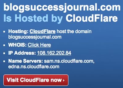 cloudflare cambia la IP de nuestro sitio