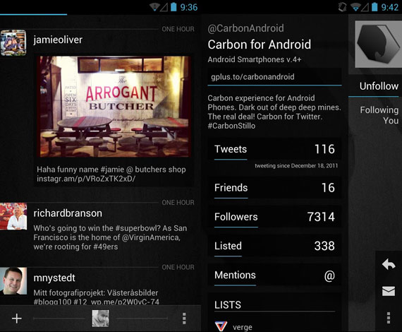 Cliente de Twitter para Android