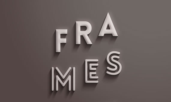 Frames Text Effect - Efectos para Photoshop