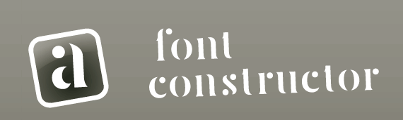 font constructor screenshot logo