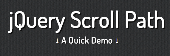 jquery scroll path