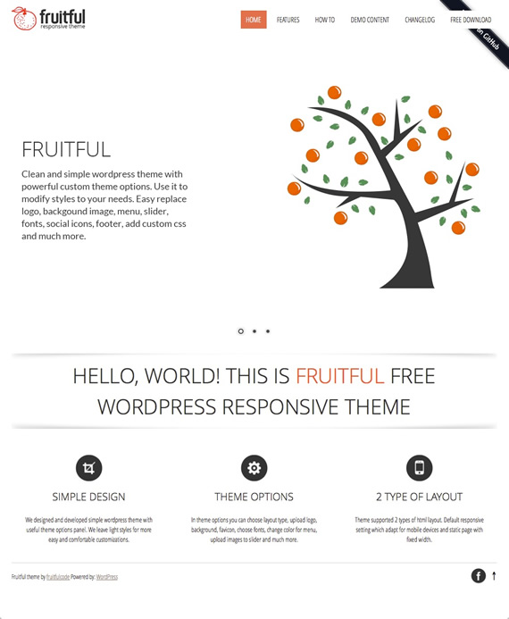 Fruitful: plantilla para WordPress