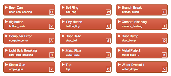 sonidos en eventos con jquery