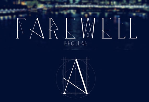 Farewell Regular - Tipografía