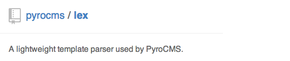 sistema de plantillas para el framework pyrocms