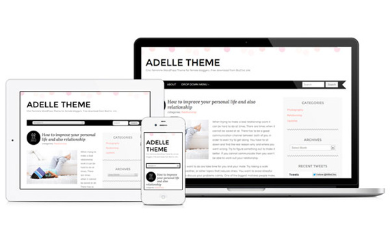 Temas gratis para WordPress: Adelle