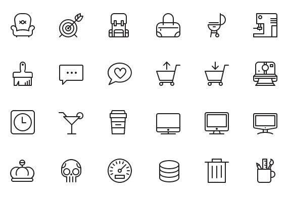 Free iOS7 Vector Icons