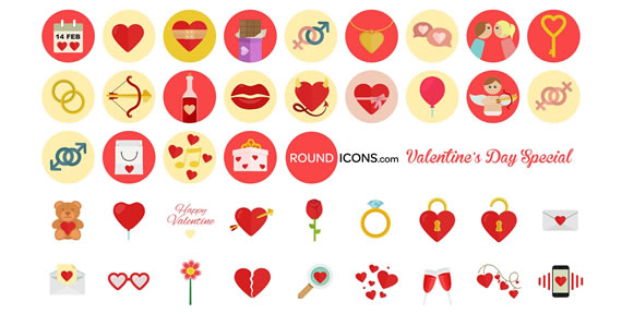 40 Valentine Icons