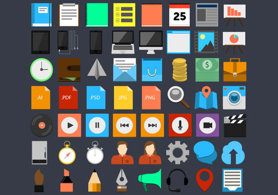 Flat Icons Set