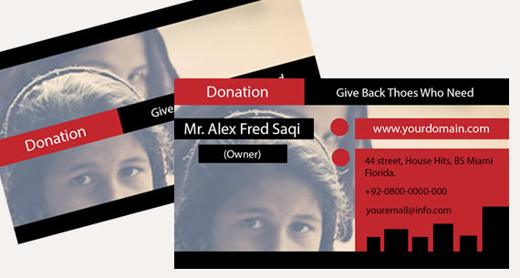 Charity and Donation Organization Card