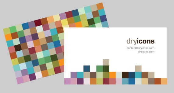 Pixelated Business Card