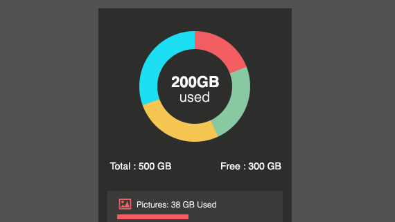 Free Disk Space Widget