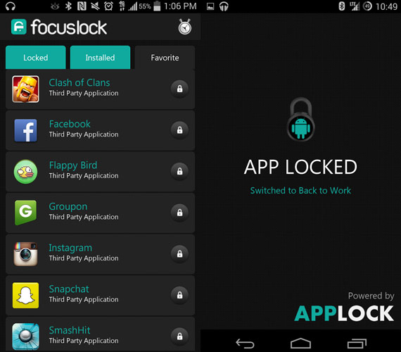 Focus Lock: Evita distracciones en Android