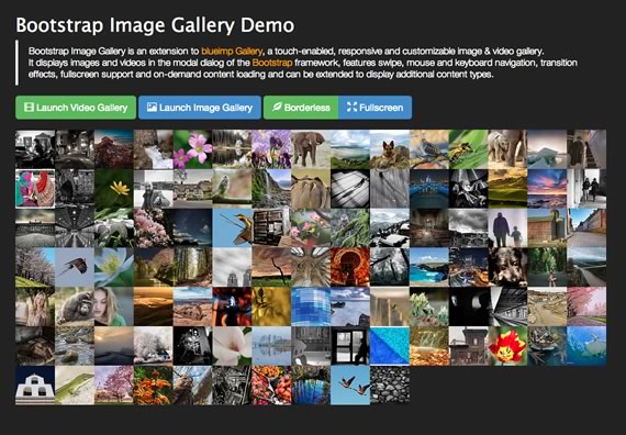 galeria de imagenes con bootstrap