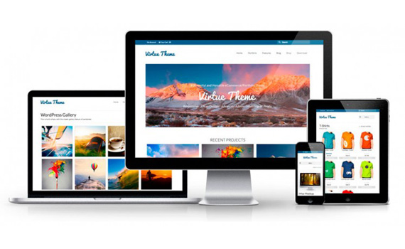 Virtue: theme con tienda para WordPress