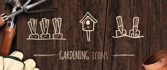 Hand Drawn Gardening Icons