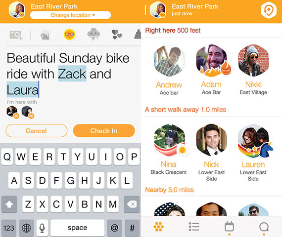 Foursquare presentó Swarm para iOS y Android
