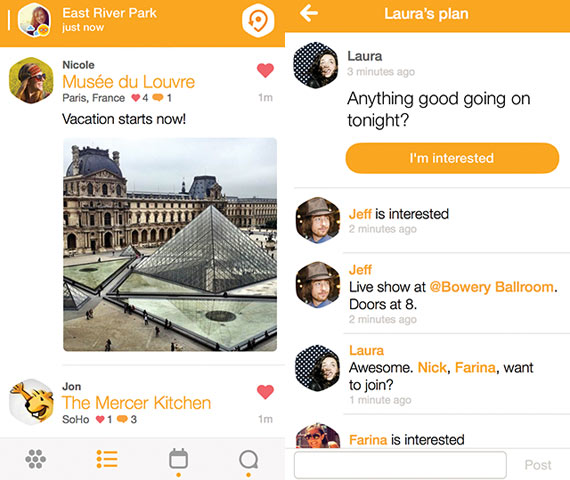 Foursquare presentó Swarm para iOS y Android