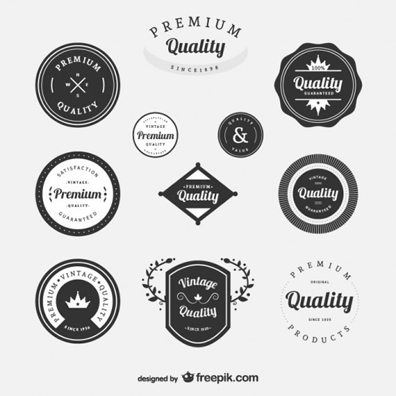 Premium Vintage Labels