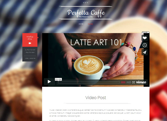 Themes gratis para WordPress: Perfetta