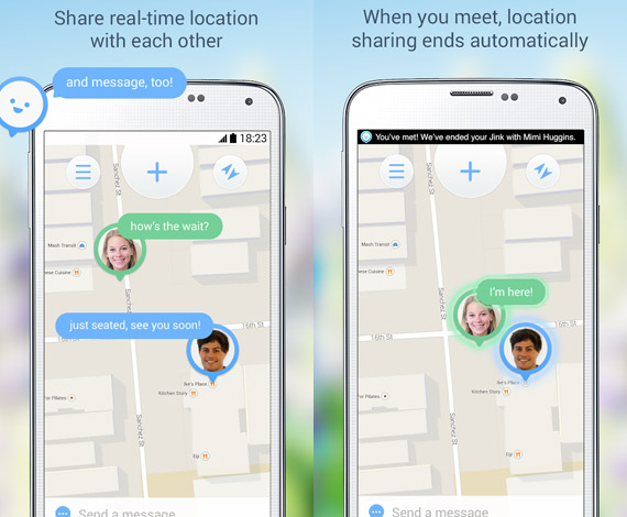 Jink: Compartir tu ubicación en Android