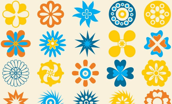 Vector Flower Icons