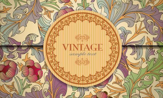 Diseño Floral Vintage