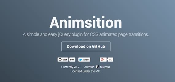 animación entre paginas con jquery y css3