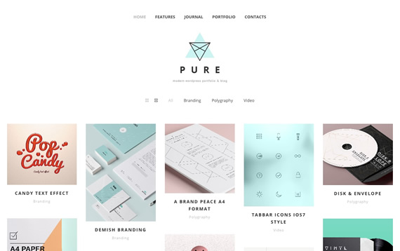 Pure: WordPress Template