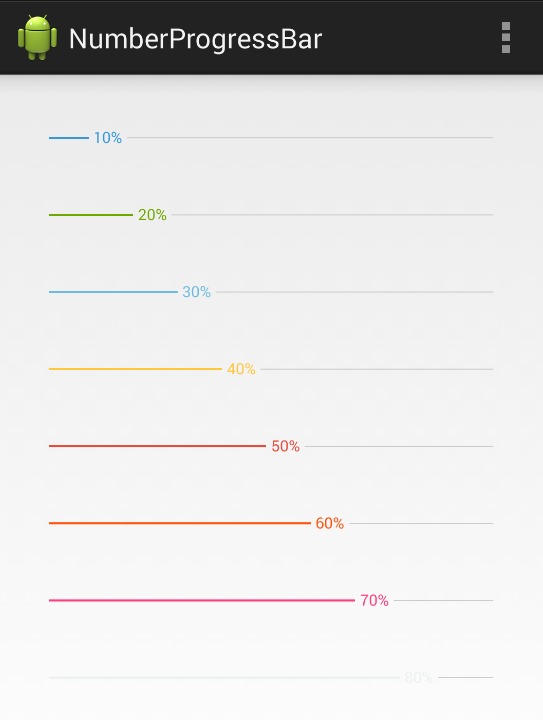 Barra de progreso para Android