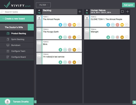 Vivify Scrum: gestor de proyectos online