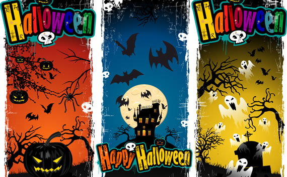 Banners de Halloween Verticales