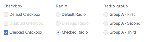 checkbox y radio animados