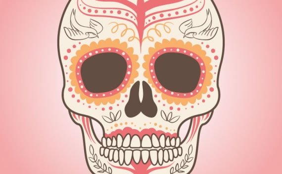 Mexican Skull Vector