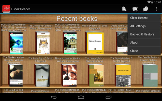 Aplicaciones Android para leer libros