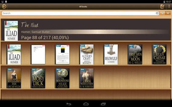 Aplicaciones Android para leer libros