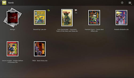 Aplicaciones Android para leer cómics y manga