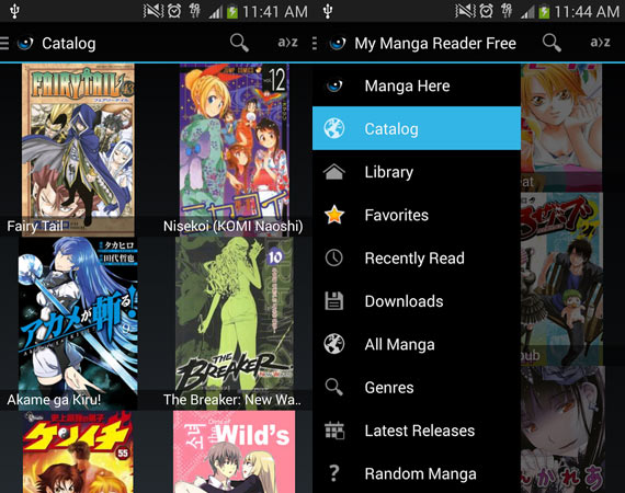 Aplicaciones Android para leer cómics y manga