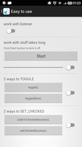Mejorar tu aplicación Android con SwitchButton