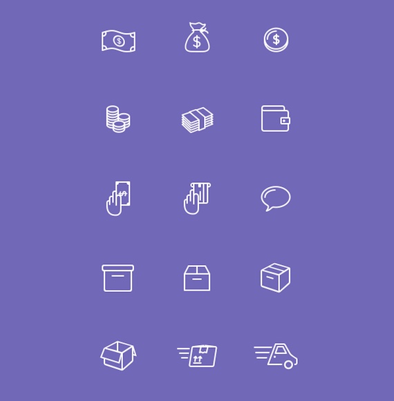 54 e-commerce icons