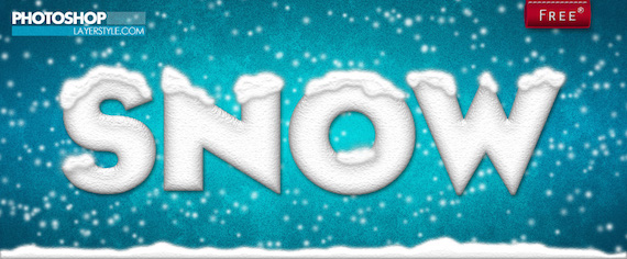 Snow Text Effect