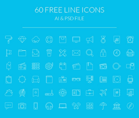 Modern Lines Icons