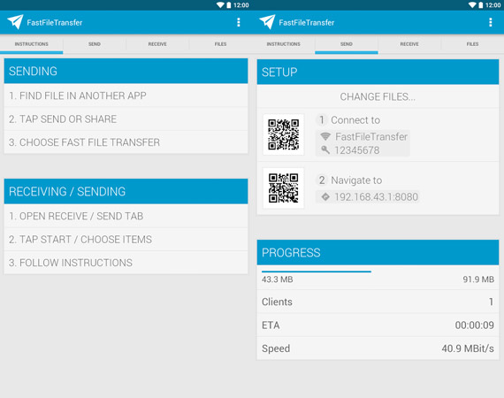 Apps Android para transferir archivos
