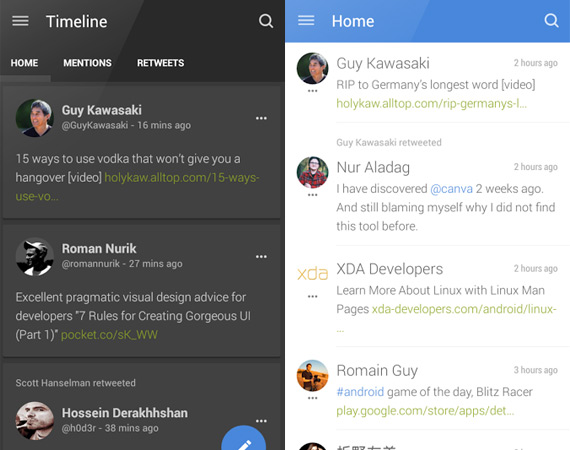 Los mejores clientes de Twitter para Android