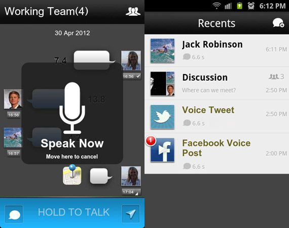 Aplicaciones Push to Talk para Android