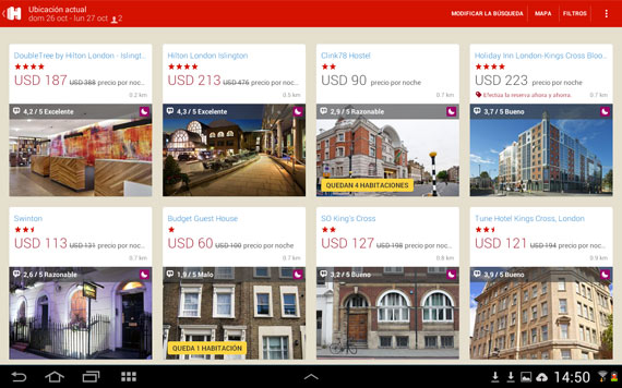 Aplicaciones para planear viajes en Android