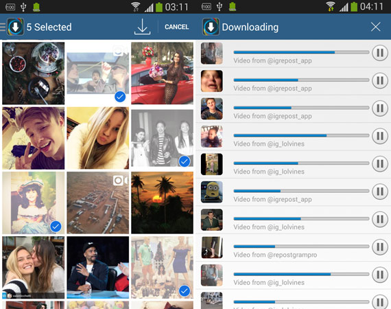 Aplicaciones Android para Instagram