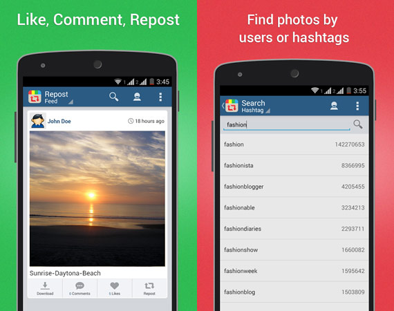 Aplicaciones Android para Instagram