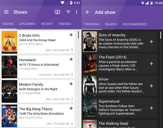 Apps Android para seguir series de TV