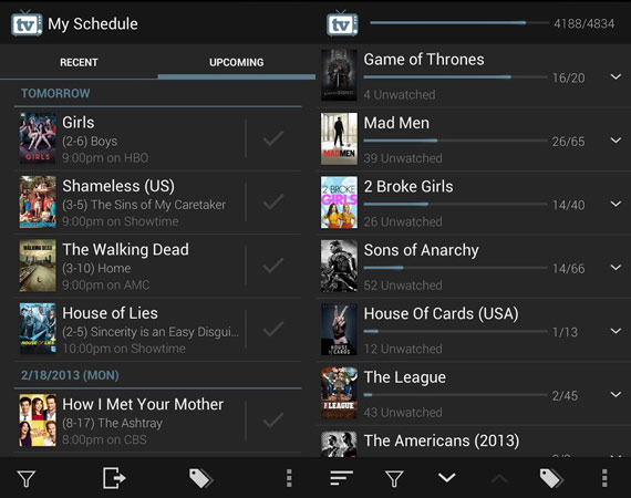 Apps Android para seguir series de TV